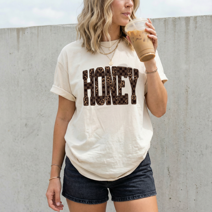 Leopard Honey Tee