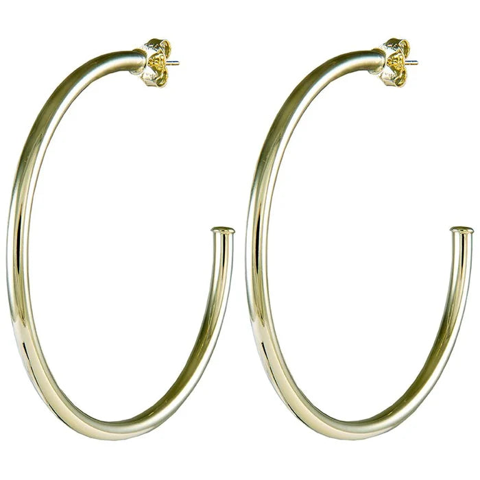 Liana Hoops (Polished Gold)