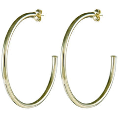 Liana Hoops (Polished Gold)