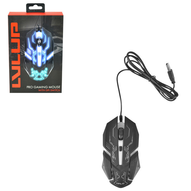 Light Up Pro Gaming Mouse with Dpi Switch