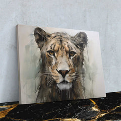 Lioness Heart - Luxury Wall Art