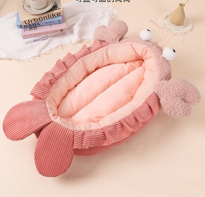 Gadget Gerbil Lobster Shaped Cat Bed