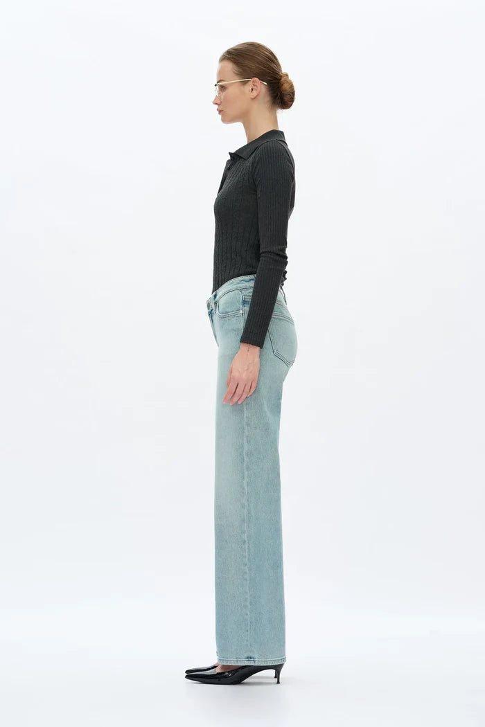 Low Rise Jeans  (Light Blue)
