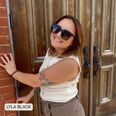 Lyla - Polarized Medium Cat Eye Sunglasses