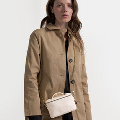 Maddie Micro Train Case Crossbody Ivory