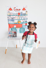 MagicPlaybook Kids Pasta Play Set Pretend Kitchen, Suitcase & Cooking Fun