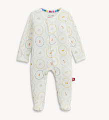 Magnetic Me Modal Footie in Cream Nursery Magic