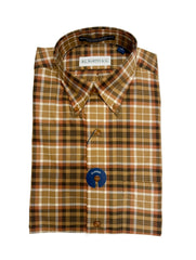 Marsh Button Down (Rust/Brown)