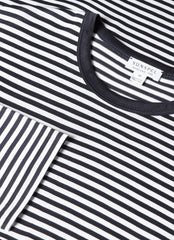 Men's Classic Long Sleeve T-shirt in Navy/White English Stripe