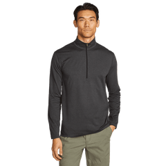Men's Mountain Trek 1/2-Zip Mock-Charcoal Htr-Regular-1