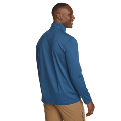 Men's Mountain Trek 1/2-Zip Mock-Dark Blue-Regular-2