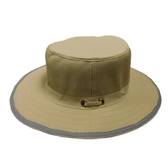 Mesh Crown Microfiber Boonie by Milani Bucket Hat Milani Hats MSPO0094KHS Khaki S/M