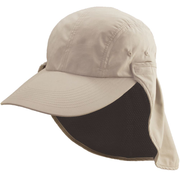 Microfiber Fishing Cap with Long Bill and Sun Shield - DPC Outdoor Hats Cap Dorfman Hat Co.