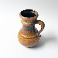 Mid-Century Ceramic Single Handle Vase Made in Germany