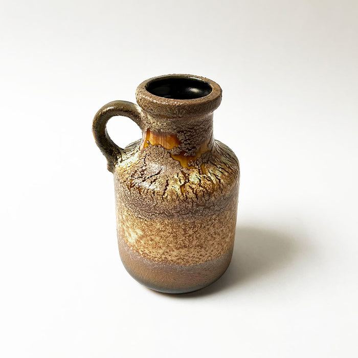 Mid-Century Ceramic Single Handle Vase Made in West Germany