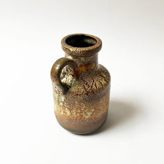 Mid-Century Ceramic Single Handle Vase Made in West Germany