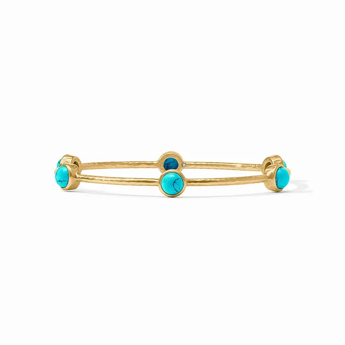 Milano Luxe Bangle (Turquoise Blue)
