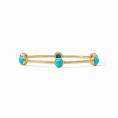 Milano Luxe Bangle (Turquoise Blue)