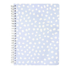 Mini Notebook, Light Blue Vintage Dots