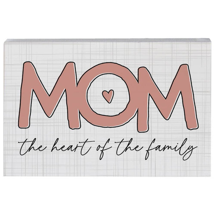 Mom Heart Of Family - Small Talk Rectangle