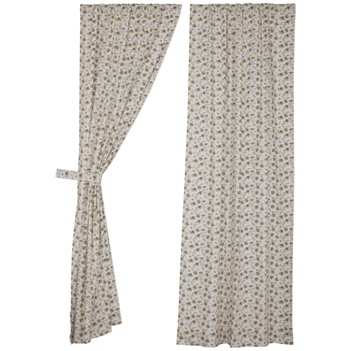 Morning Meadow Floral Panel Set of 2 84Lx40W