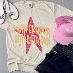 Motherhood Hallelujah Star Graphic Tee
