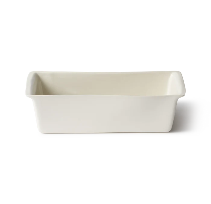 small porcelain baking dish on transparent background