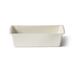 small porcelain baking dish on transparent background