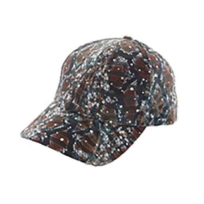 Multi Tone Glitter Baseball Cap - Available in 5 Colors Cap Something Special Hat HTC585BN Brown
