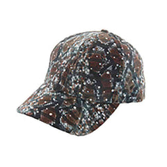 Multi Tone Glitter Baseball Cap - Available in 5 Colors Cap Something Special Hat HTC585BN Brown