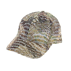 Multi Tone Glitter Baseball Cap - Available in 5 Colors Cap Something Special Hat HTC585LB Light Brown