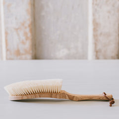Natural Pig Bristle Brush with Oiled Beechwood Handle