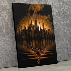 New York Gold Plated - Luxury Wall Art