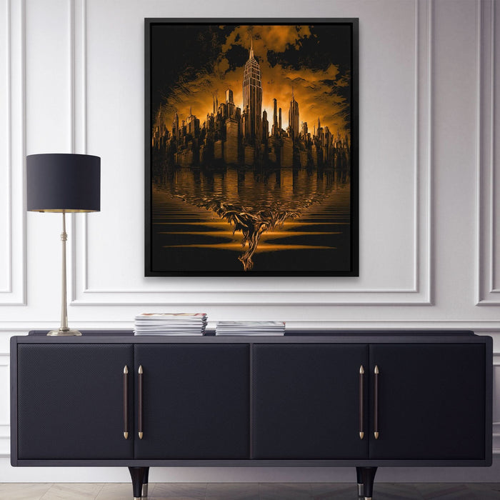 New York Gold Plated - Luxury Wall Art