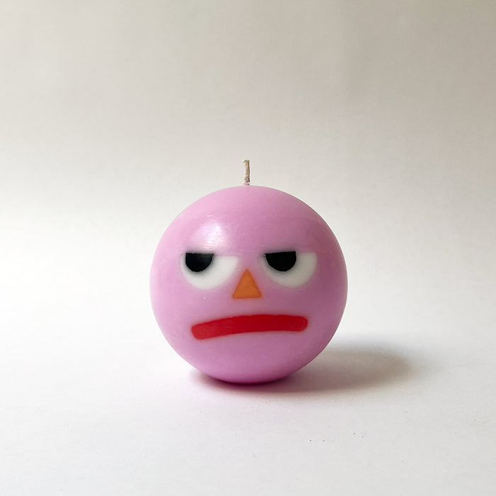 Novelty Grumpy Candle Pink