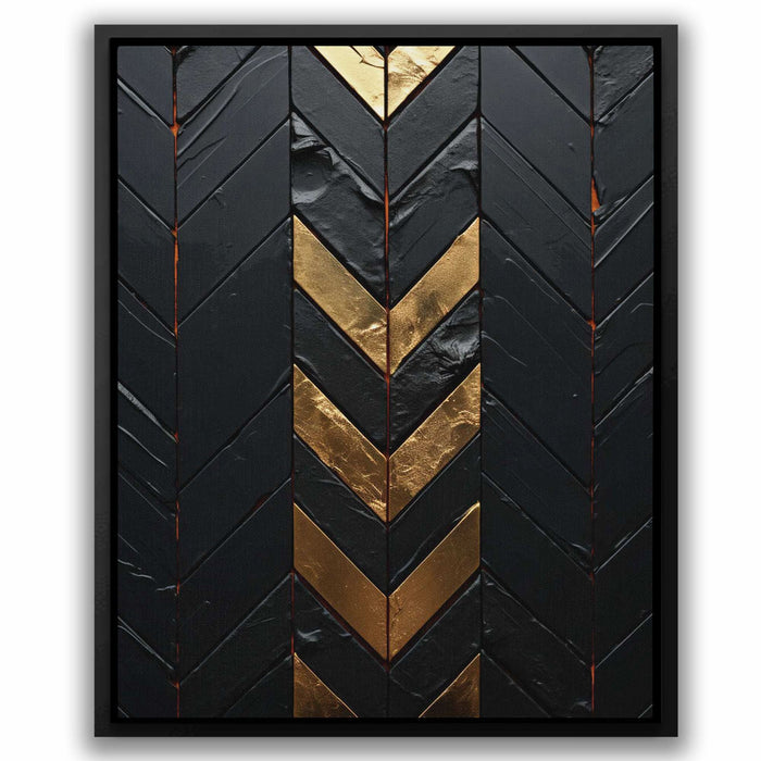 Obsidian Gold - Luxury Wall Art