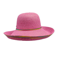 Panama Jack Kettle Brim Hat with Multicolor Trim Kettle Brim Hat Panama Jack Hats