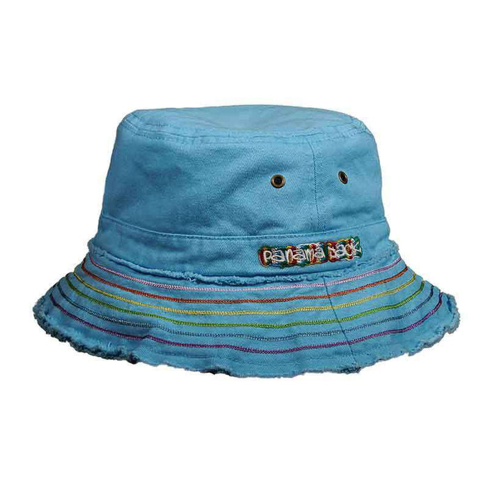 Panama Jack Kids Twill Bucket Hat Bucket Hat Panama Jack Hats pjk14BL Blue