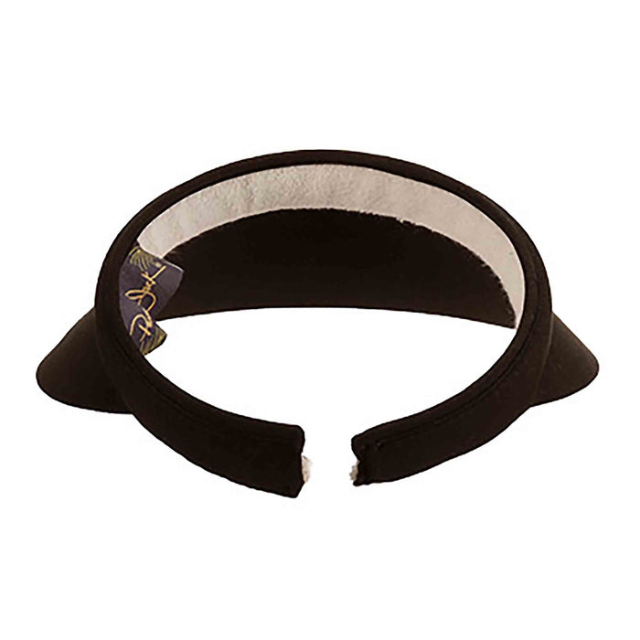 Panama Jack Signature Clip-On Sun Visor, 4" Peak Visor Cap Panama Jack Hats