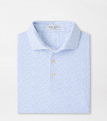 Paper Plane Perf Jersey Polo (White)