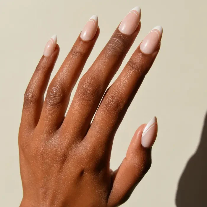 Paris Press-On Nails | Classic French Tip Short Almond