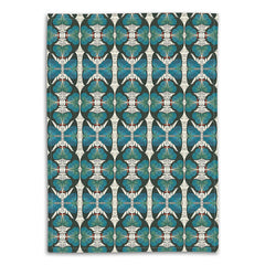 PATCH NYC Blue Butterfly Linen Tea Towel