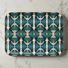 PATCH NYC Blue Butterfly Small Rectangle Tray