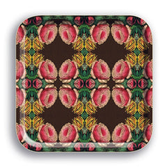 PATCH NYC Cabbage Rose Square Tray