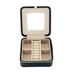 Pearl Travel Jewelry Case (Navy)