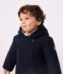 Petit Bateau Pea Coat in Navy