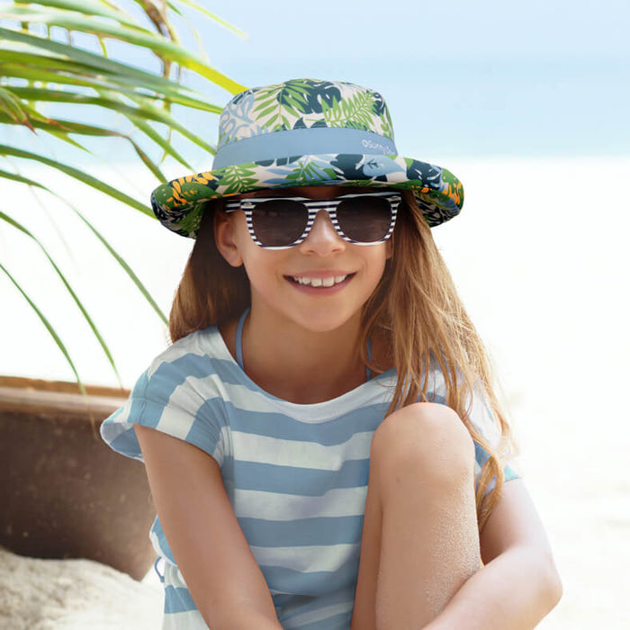 Petite Up Turned Brim Cotton Hat for Small Heads - Sunny Dayz Hats Kettle Brim Hat Sun N Sand Hats