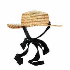 Petite Wheat Straw Boater Hat - San Diego Hat Bolero Hat San Diego Hat Company WSK0001LGNAT Natural Small (54 CM)