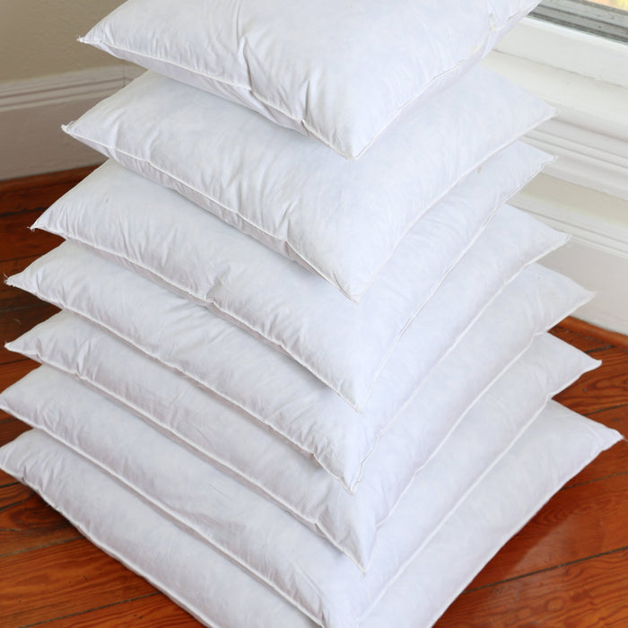 Pillow Inserts: Feather/Down Blend - Annabel Bleu