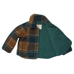 Pink Chicken Boys Jace Jacket in Pumpkin Patch Plaid